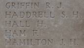 Harry's name is inscribed on Tyne Cot Memorial to the Missing, Belgium.