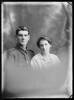 Portrait of William John Main and an unidentified woman, 1917, Wellington, by Berry &amp; Co. Purchased 1998 with New Zealand Lottery Grants Board funds. Te Papa (B.046260)