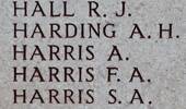 Frank's name is on Chunuk Bair New Zealand Memorial to the Missing, Gallipoli, Turkey.