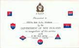 This card was in the book Official History Of New Zealand In The Second World War 1939-45 2nd New Zealand Divisional Artillery W E Murphy Historical Publications Branch New Zealand 1966.
The triangle with the number 53 denoted The Sixth Field Regiment, Gunner Stokes unit.