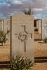 Gunner # 22381 D. McL. BURKE-KENNEDYNZ ARTILLERY Died 30th November 1941 aged 23yrs He is buried in the Knightsbridge War Cemetery, Acroma, Libya REF: 14. E. 17. 