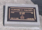 CLIFFORD F. CALCOTT. 276669 2nd NZEF 36 BTN PTE. Died 13.1.2009, aged 88 yrs He is buried in the Taruheru Cemetery, Gisborne - Blk RSA 32 Plot 90