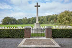 Entrance to Underhill Farm Cemetery, Comines-Warnton, Hainaut, Belgium.