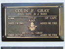 GP Capt RAF 41844 Colin F GRAY; DSO, DFC &amp; 2 Bars; 1939-1945 R.A.F.; Died 1 Aug 1995 aged 80yrs