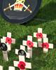 Cross of Remembrance for Trooper Graham Stokes - born Isle of Wight : Served New Zealand Forces - at isle of Wight Field of Remembrance Service 8 November 2018.