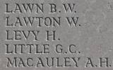 Harry's name is inscribed on Caterpillar Valley NZ Memorial to the Missing, France.