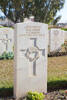 Norman's gravestone, Enfidaville War Cemetery, Tunisia.