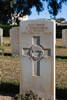 John's gravestone, Enfidaville War Cemetery, Tunisia.