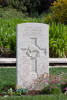 George's gravestone, Sangro River War Cemetery, Italy.