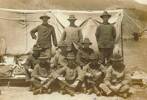 This photo is of Jack and Bob the two men seated on the front right.  It is most likely taken at May Morn Camp 4th NZRB