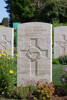 Ian's gravestone, Sangro River War Cemetery, Italy.