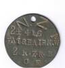 Identity disc (dog tag) of William Arthur FAIRBAIRN, regimental number 24/416.