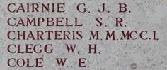 Malcolm's name is on Lone Pine Memorial to the Missing, Gallipoli, Turkey.