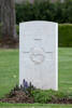 Lewis Strong's gravestone, Faenza War Cemetery Italy.