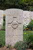 John's gravestone, Sangro River War Cemetery, Italy.