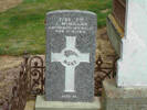 Headstone on family plot in Waitahuna Cemetery