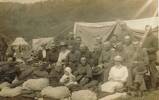 This photo has written on theback of it &quot;The Die Hards&quot; commonly known as &quot;the West Coast Aristocracy&quot;. Also written on the back are the names Jack and Bob May Morn Camp 4th N.Z.R.B.  Bob is William Goodyer.  I think Bob will be the man seated on the right with his hat on his knee.