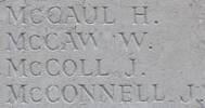 William's name is inscribed on Caterpillar Valley NZ Memorial to the Missing, France.