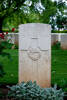 Andrew's gravestone, Cassino War Cemetery, Italy.