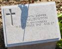 Borthwick's gravestone, 7th Field Ambulance Cemetery, Gallipoli, Turkey.