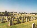 Sangro River Commonwealth War Graves Cemetery in the northern summer of 1998