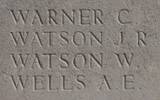  Charles Warner's name is inscribed on Messines Ridge NZ Memorial to the Missing, West-Flanders, Belgium.