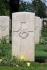 Stanley's gravestone, Cassino War Cemetery, Italy.