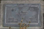 2nd NZEF, 46009 Pte G R O'NEIL, NZ Infantry, died 2 December 1982 aged 80 years. He is buried in the Taruheru Cemetery, Gisborne Block RSAAS Plot 21