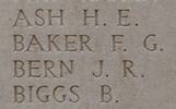 Bertie's name is inscribed on Tyne Cot Memorial to the Missing, Belgium.