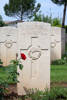 Alan's gravestone, Cassino War Cemetery, Italy.