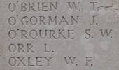 William's name is inscribed on Tyne Cot Memorial to the Missing, Belgium.