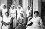Nurses at Aotea Home - Seated in Front: Sister Kate Booth, Matron M Early, &amp; Sister B McDonald