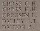 Roland's name is inscribed on Messines Ridge NZ Memorial to the Missing, West-Flanders, Belgium.