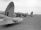 105 Squadron Mosquitos at Marham - the same Squadron and type of aircraft flown by Flying Officer David Polglase - of Takaka, Nelson Region, New Zealand.
