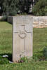 Thomas Major's gravestone, Ramleh War Cemetery Palestine.