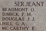 Eric's name is on Chunuk Bair New Zealand Memorial to the Missing, Gallipoli,Turkey.
