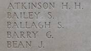 Samuel's name is inscribed on Tyne Cot Memorial to the Missing, Belgium.