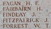  John's name is on Lone Pine Memorial to the Missing, Gallipoli, Turkey.
