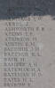 Eric's name is on the Caterpillar Valley Memorial to the Missing, Somme, France.