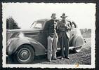 James Webby with his dad just prior to leaving home to go overseas to WW2.