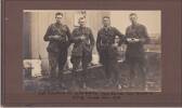 Photograph of Captain Thomas Wyville Rutherfurd, Lt Col George Griffiths, Major Frederick Starnes, Major Norman Shepherd, Sling Camp, Jan 1918.