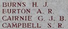 Gilbert's name is on Lone Pine Memorial to the Missing, Gallipoli, Turkey.