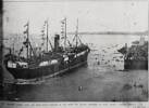 the troopship &#39;Surrey&#39; with the North Island battalion of the 8th New Zealand Contingent on board, leaving Auckland 1 February 1902