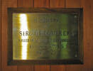 Brass memorial plaque to gt D.R. Carter in St David&#39;s Church, Raincliff, South Canterbury