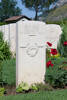 Roy's gravestone, Cassino War Cemetery, Italy.