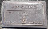 Grave plaque Hynes Jack Owen