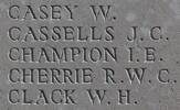 Ivor's name is inscribed on Caterpillar Valley NZ Memorial to the Missing, France.