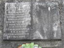 Memorial plaque for Frederick Spenlove Dean (NZ403760) at Waikumete Cemetery, Auckland, New Zealand.