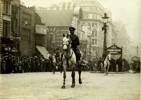Robert Young on horseback at Victory Parade, London. May 1919