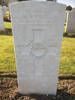Photo of Hugh's grave in Tidworth Military Cemetery, Wiltshire